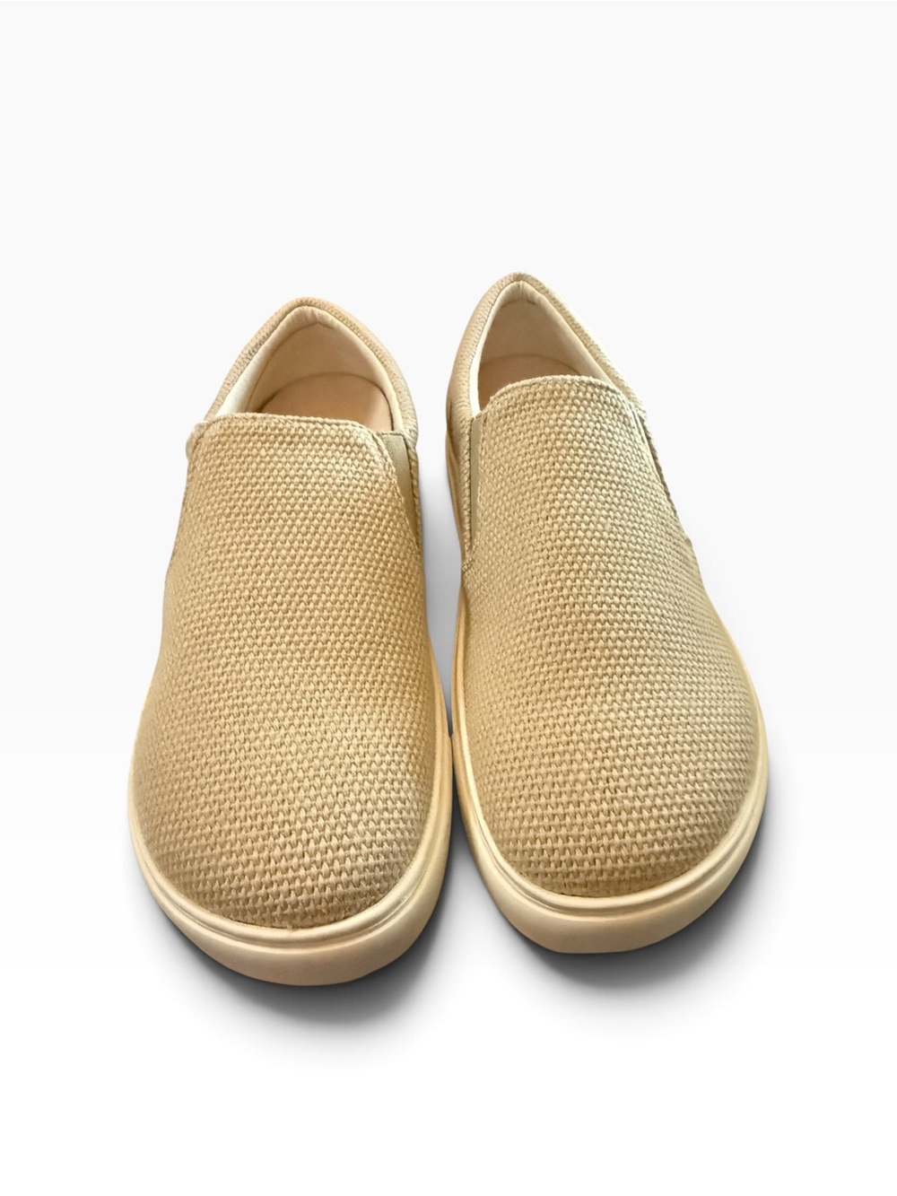 Birkenstock Bend Slip-On Textile Shoes Beige EU 36 US Women’s 5 NIB